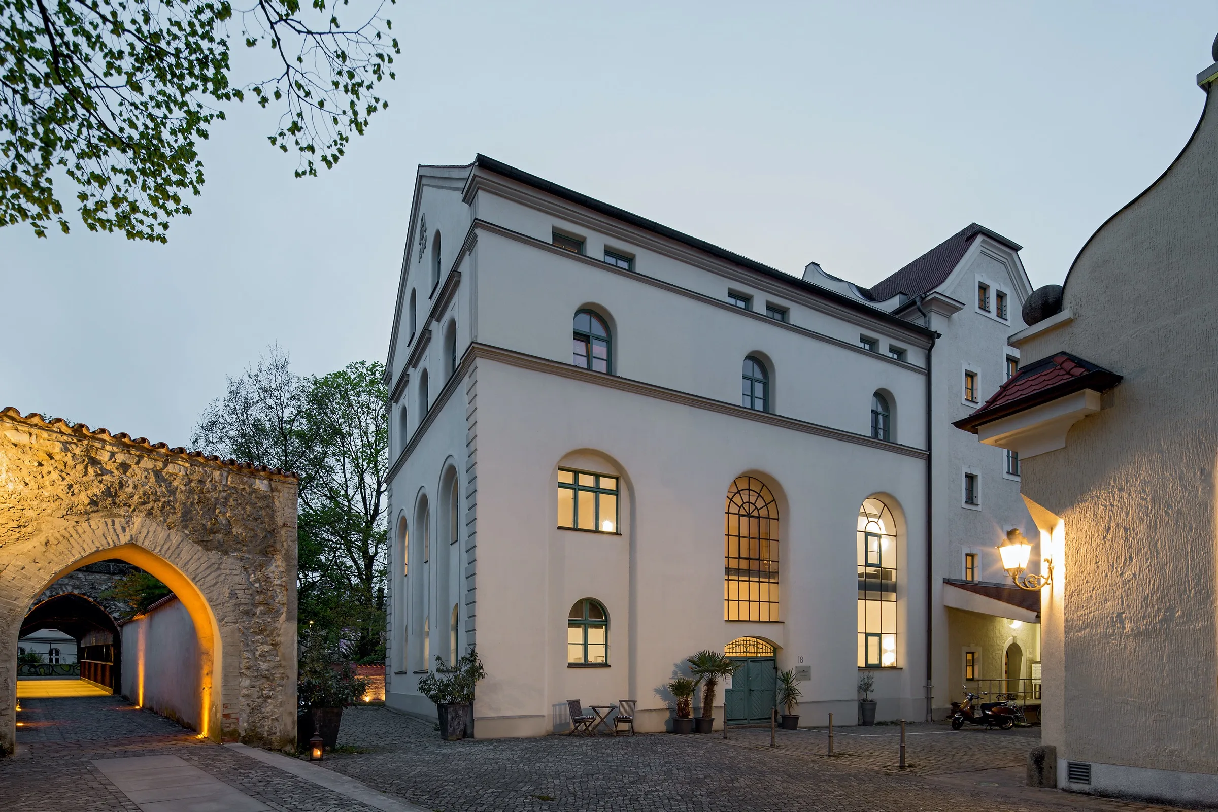 Eingang des Loft 18, ehemalige Brauerei in der Amberger Altstadt