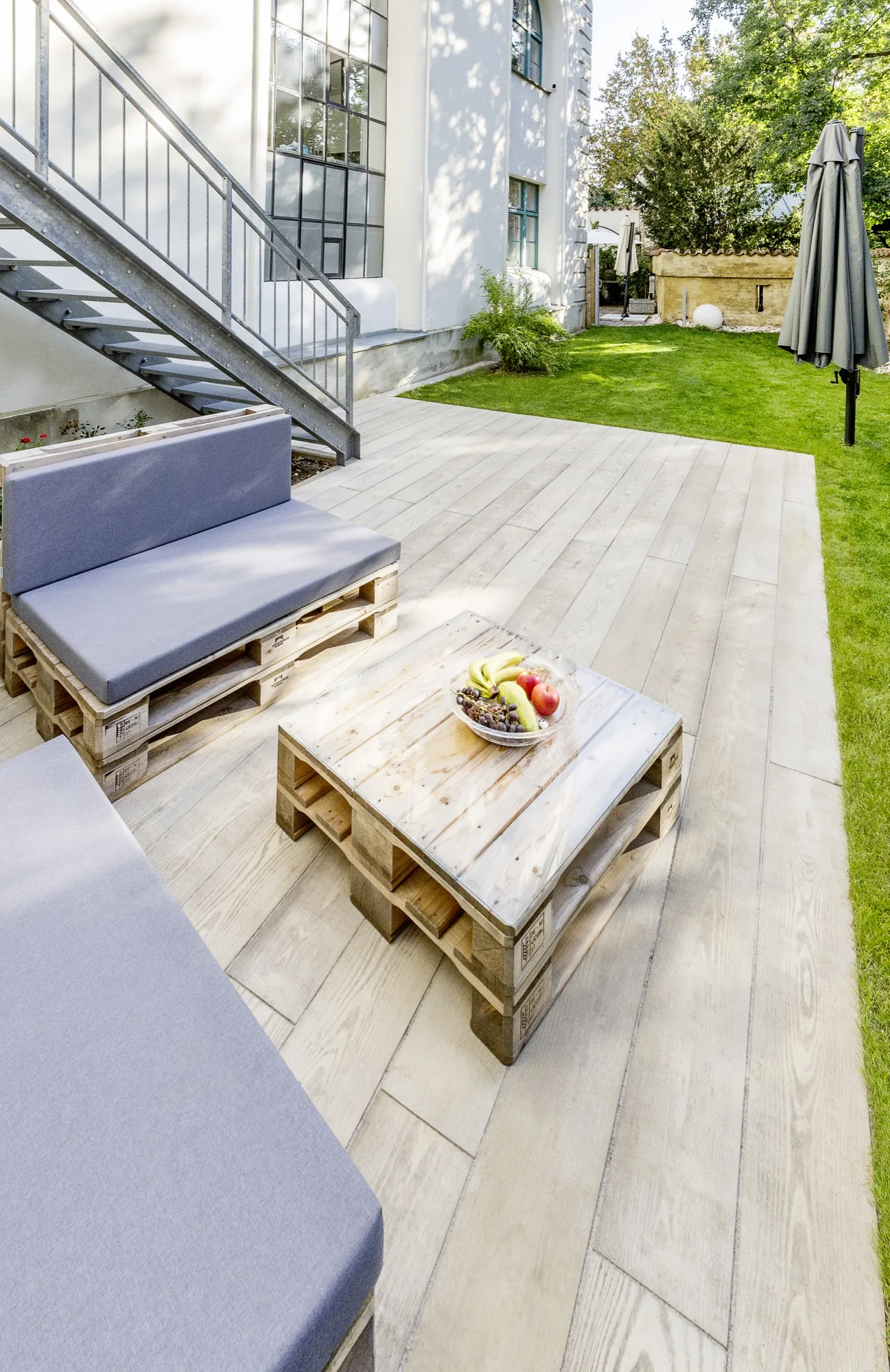 Treppe zur Empore im Loft 18
